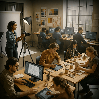 Quels sont les métiers des arts visuels