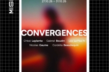 Affiche de l'exposition "convergences"